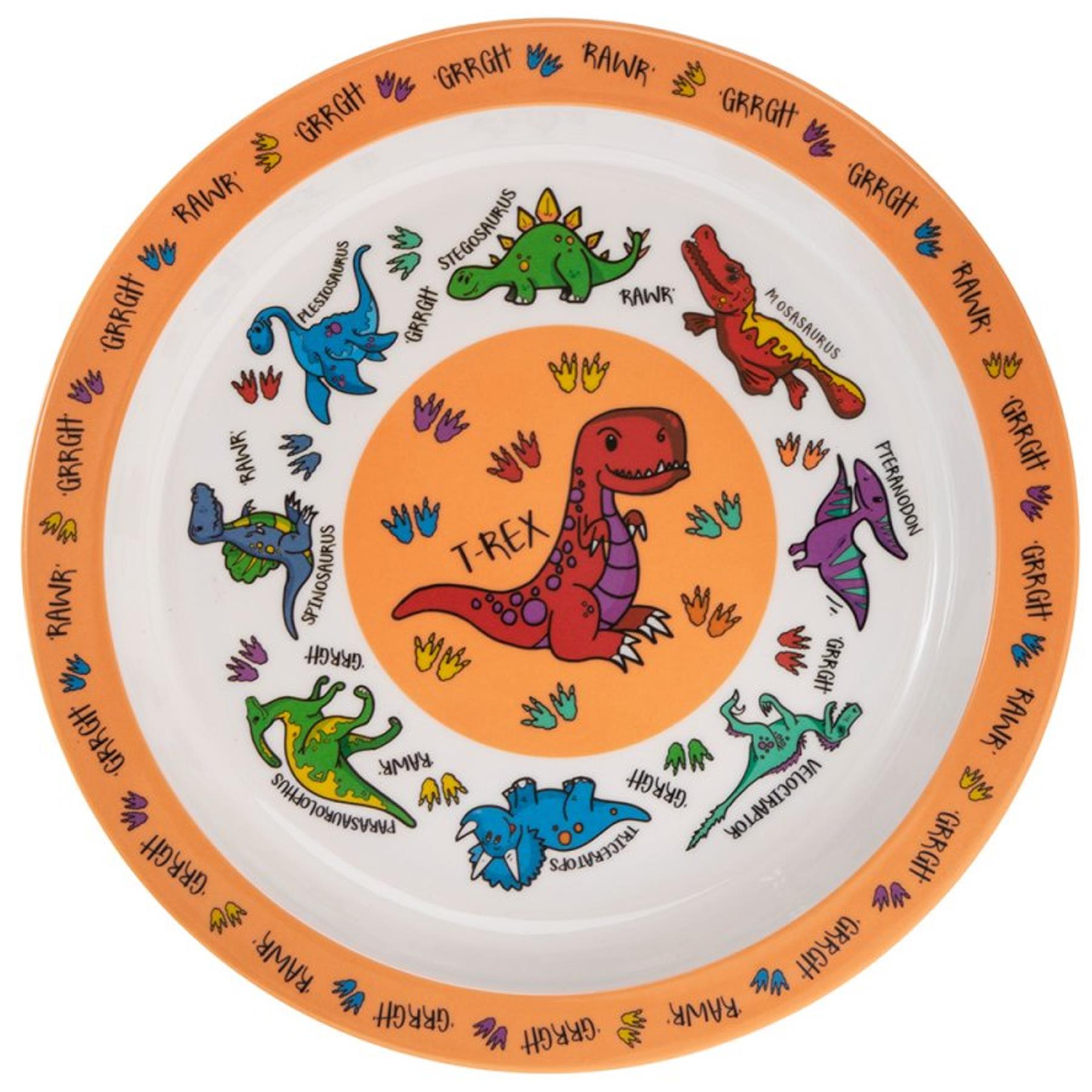 Dinosaur Plate Children's Tableware Dining Melamine