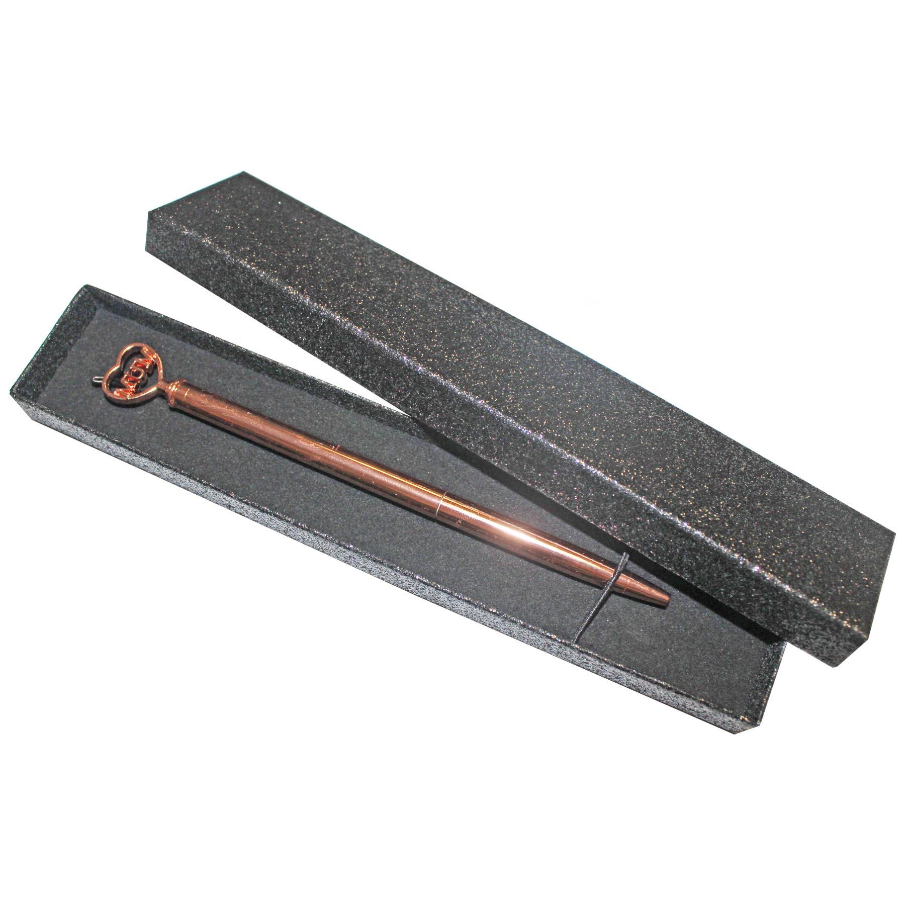 Boxed Rose Gold Pen with Mum Word Top Ideal Mother's Day Gift
