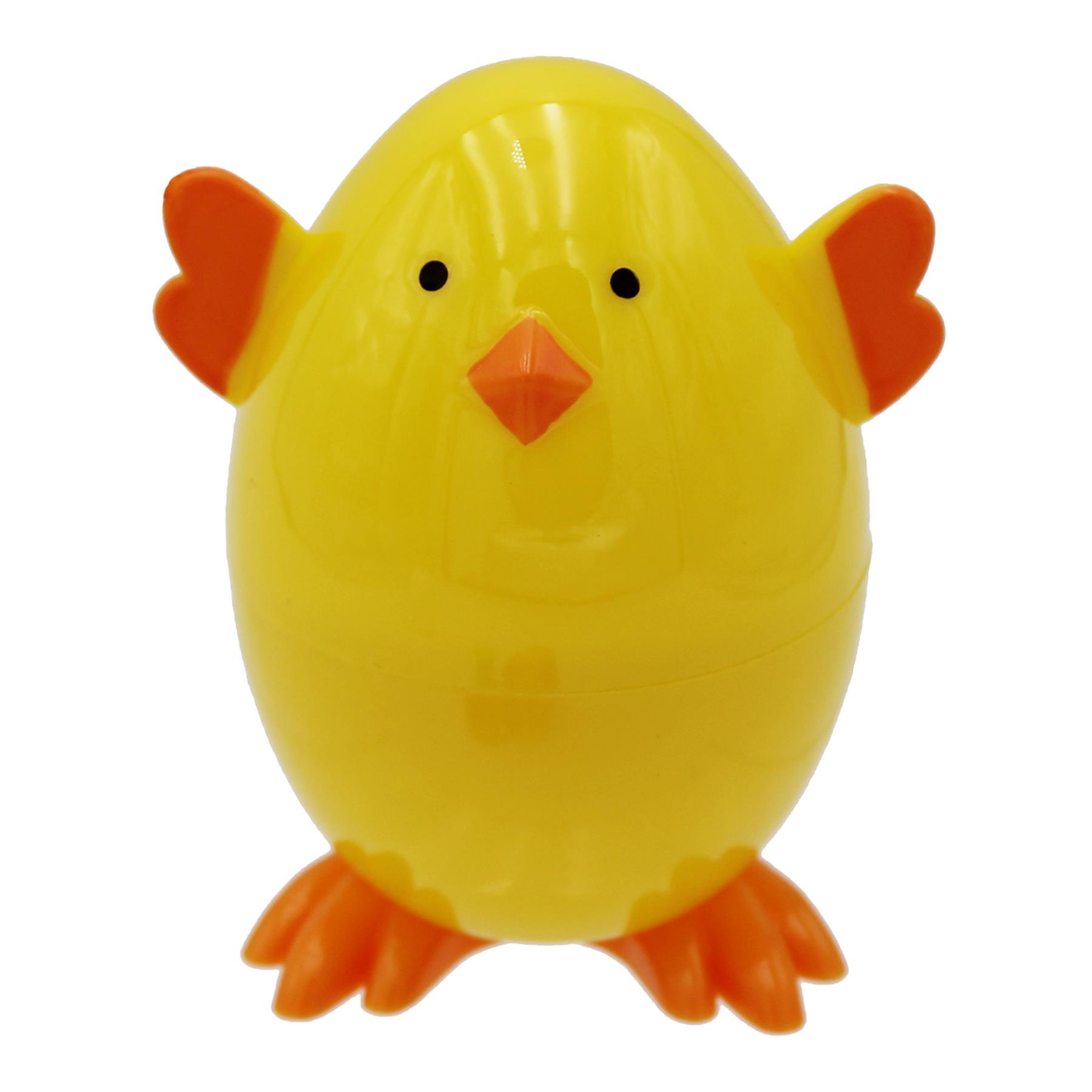 Plastic Fillable Eggs Easter Bunny, Carrot and Chick Character 3 Pack for Egg Hunt