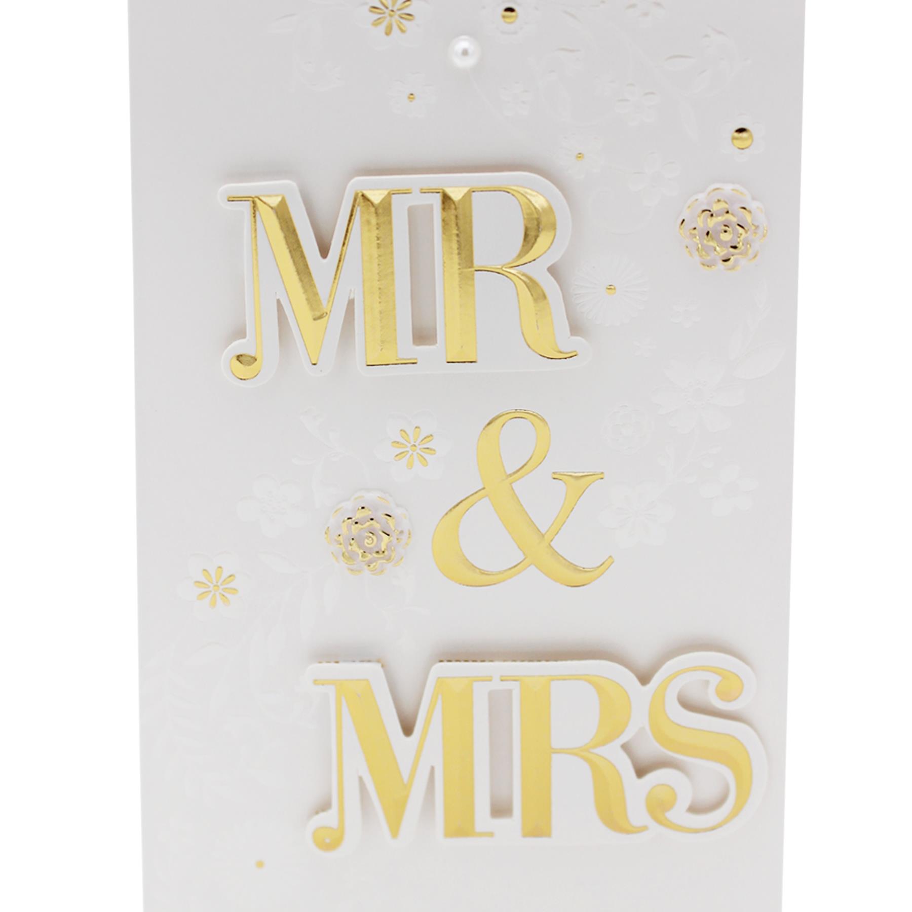 Wedding Money Wallet Gift with Envelope - Mr and Mrs