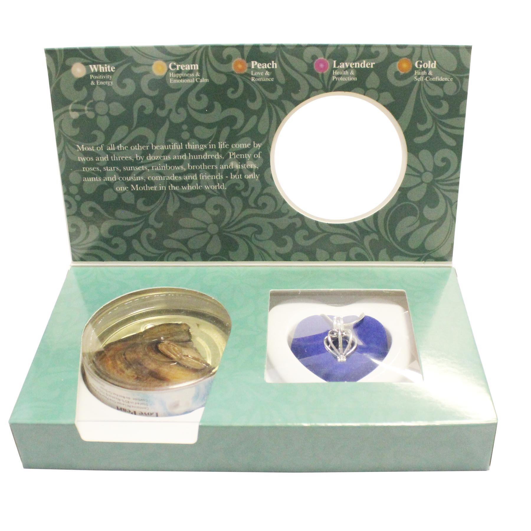 Mother Wish Pearl and Pendant Necklace Gift Set