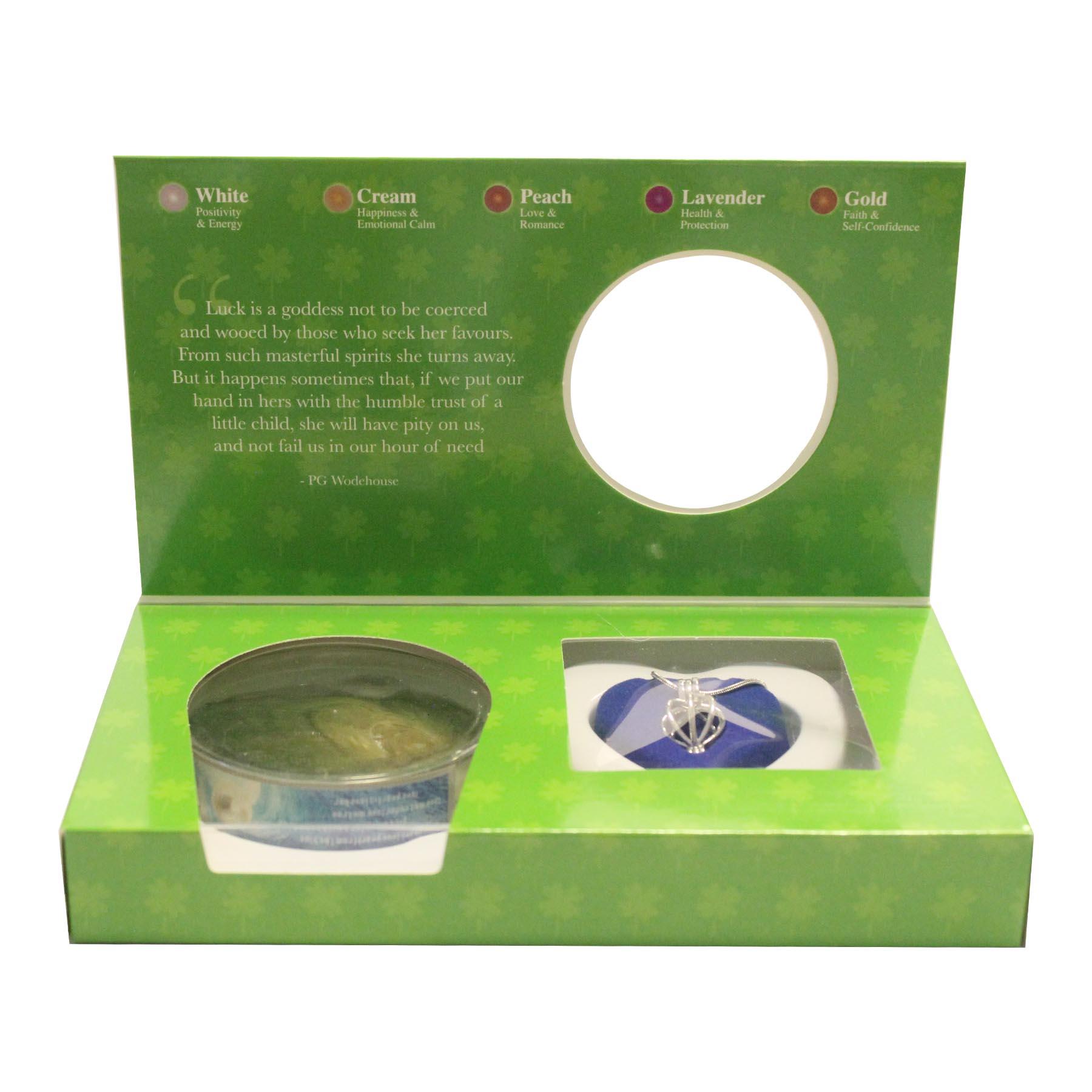 Luck Wish Pearl and Pendant Necklace Gift Set