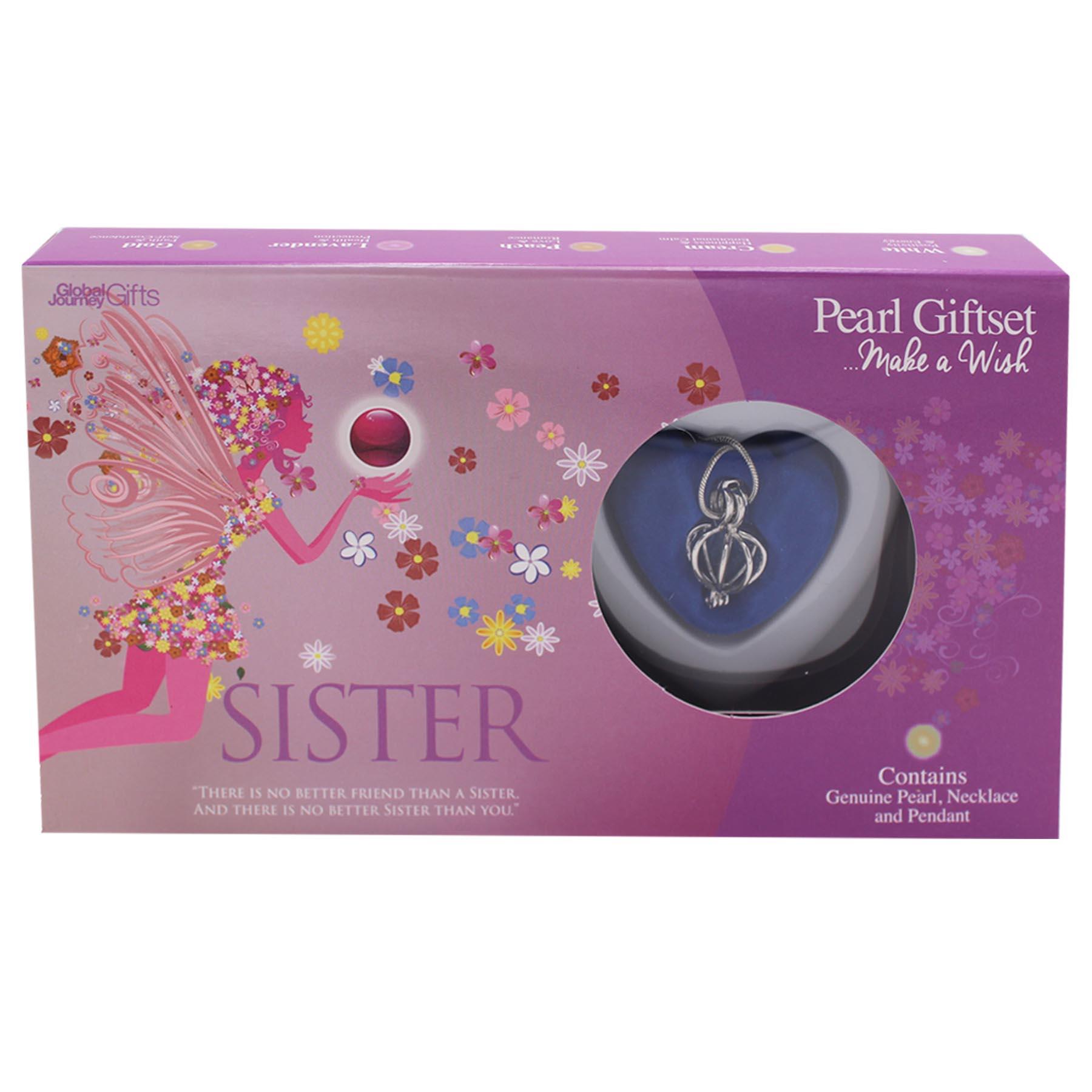 image452359977.jpg Sister Wish Pearl and Pendant Necklace Gift Set