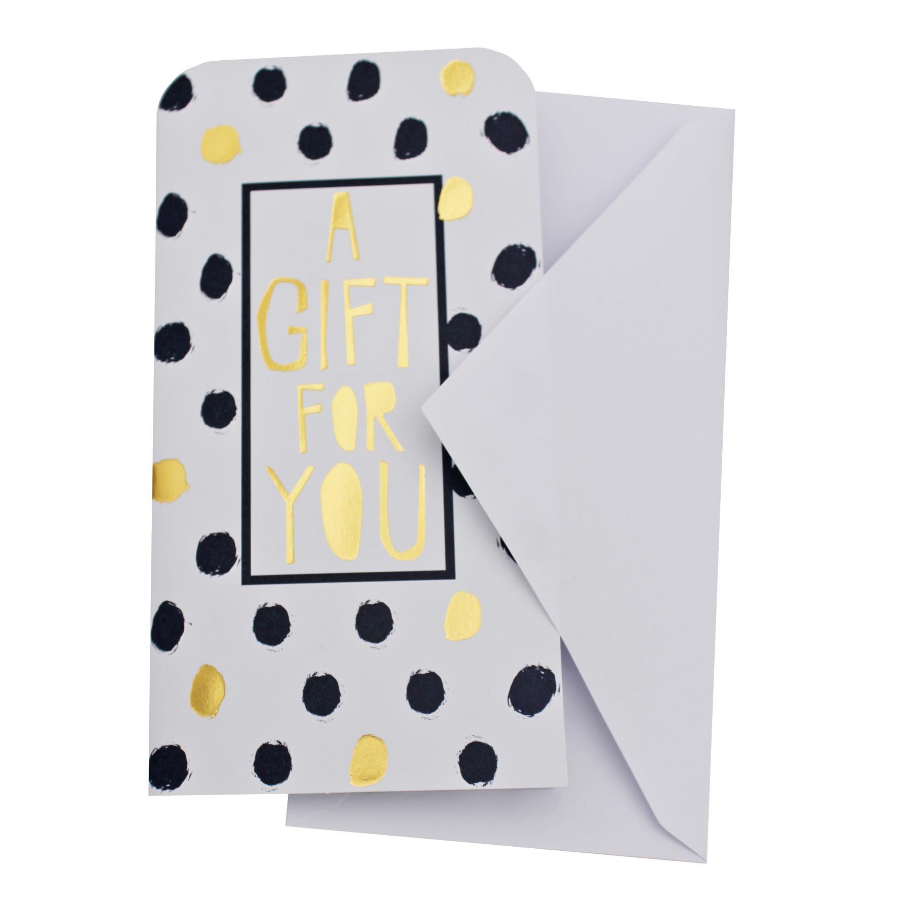 Birthday Money Wallet Gift Card Voucher Cash with Envelope - Spotty Design