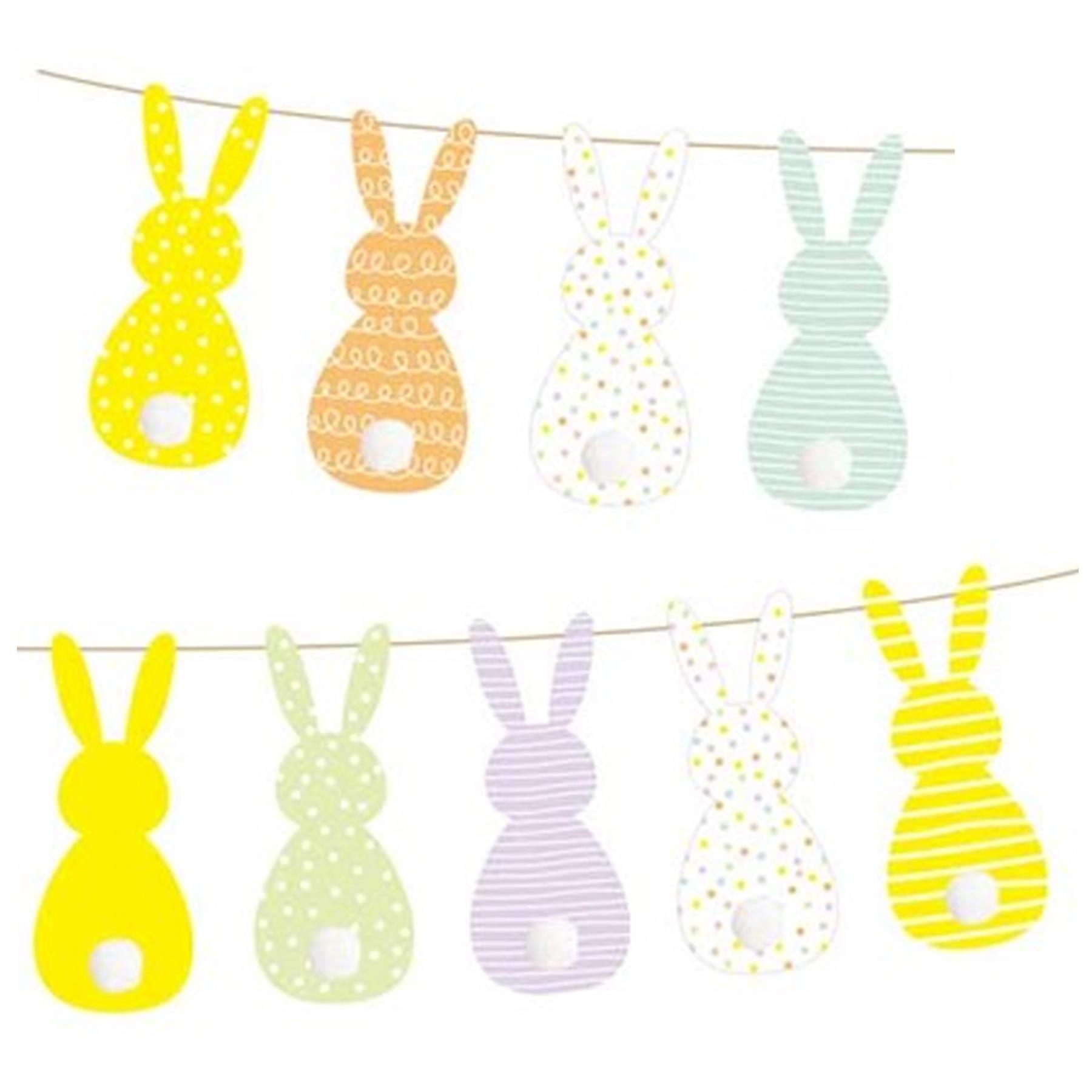 Easter Bunny Banner Bunting 2 Metre Hanging Decorations 6485