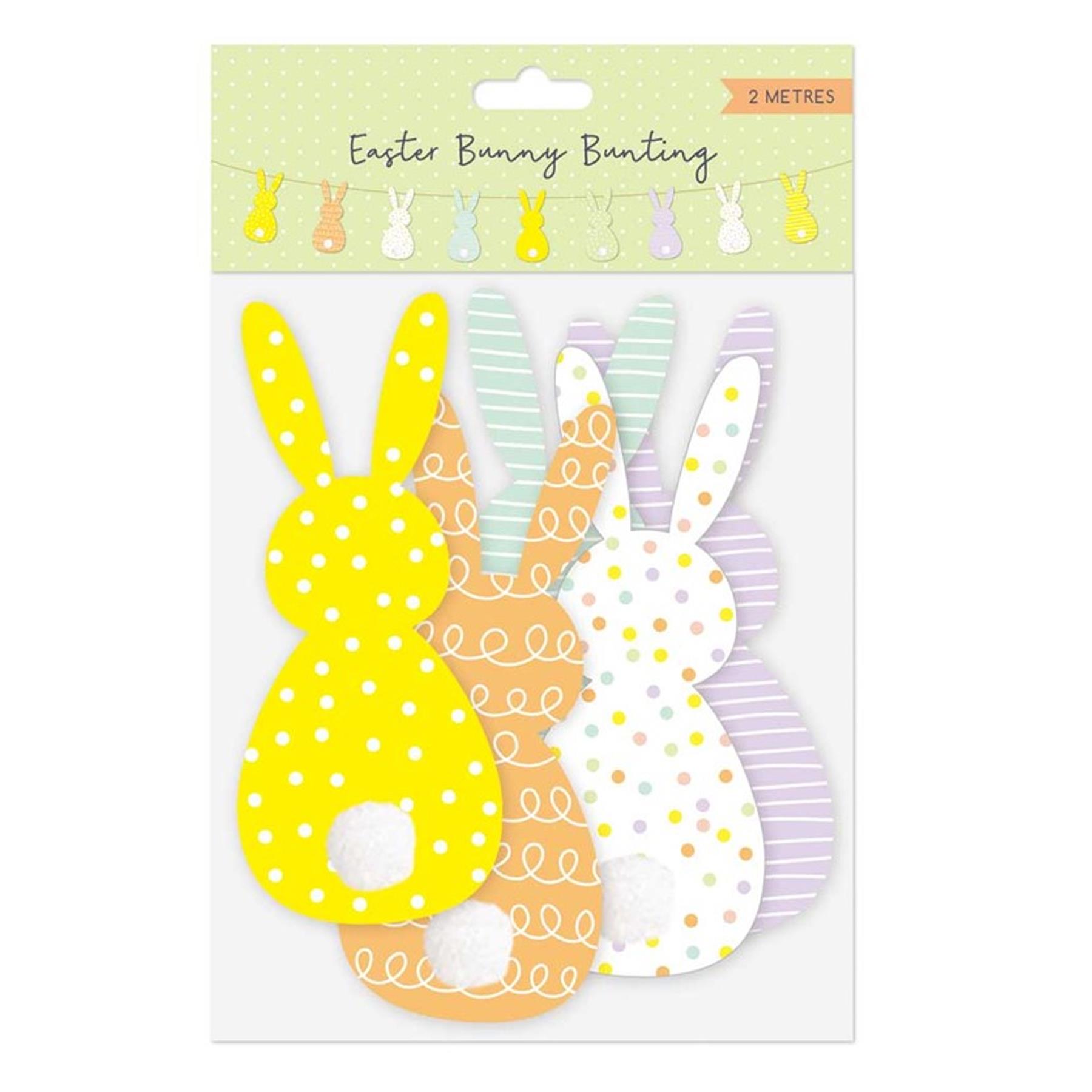 Easter Bunny Banner Bunting 2 Metre Hanging Decorations 6485