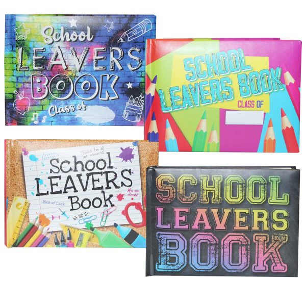 image462650220.jpg School Leavers Autograph and Message Books Set of 4 - Design A