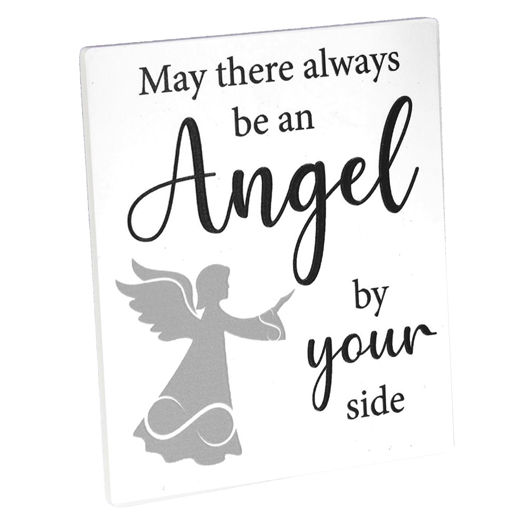 Ceramic Tile Plaque Hanging or Standing Sentiments - Guardian Angel