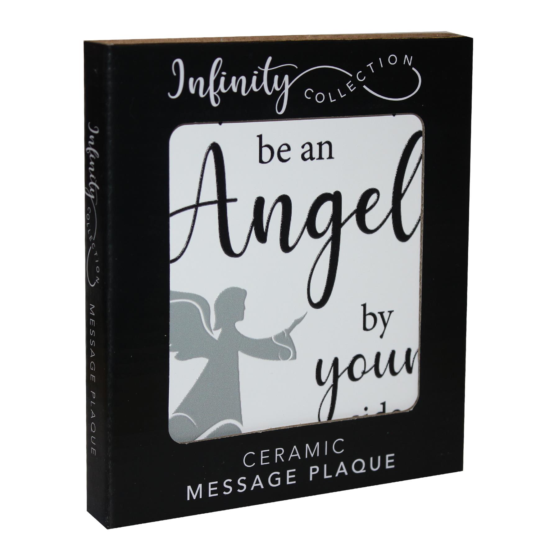 Ceramic Tile Plaque Hanging or Standing Sentiments - Guardian Angel