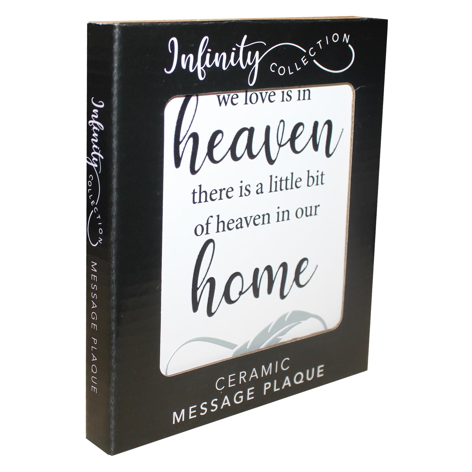 Ceramic Tile Plaque Hanging or Standing Sentiments - Heaven