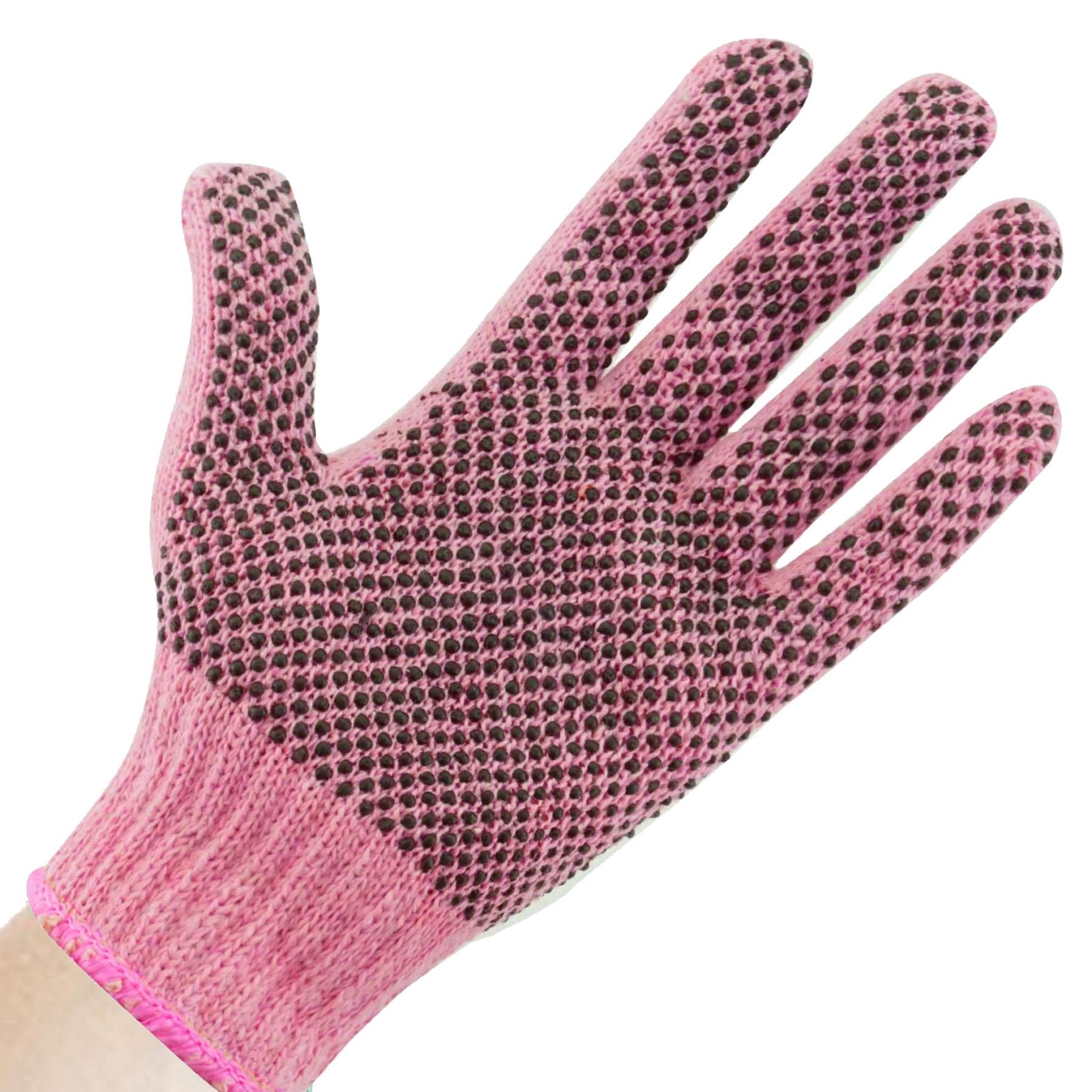 image463118465.jpg Pack of 2 Garden Gloves with Grip, Super Comfort Stretch - Pink