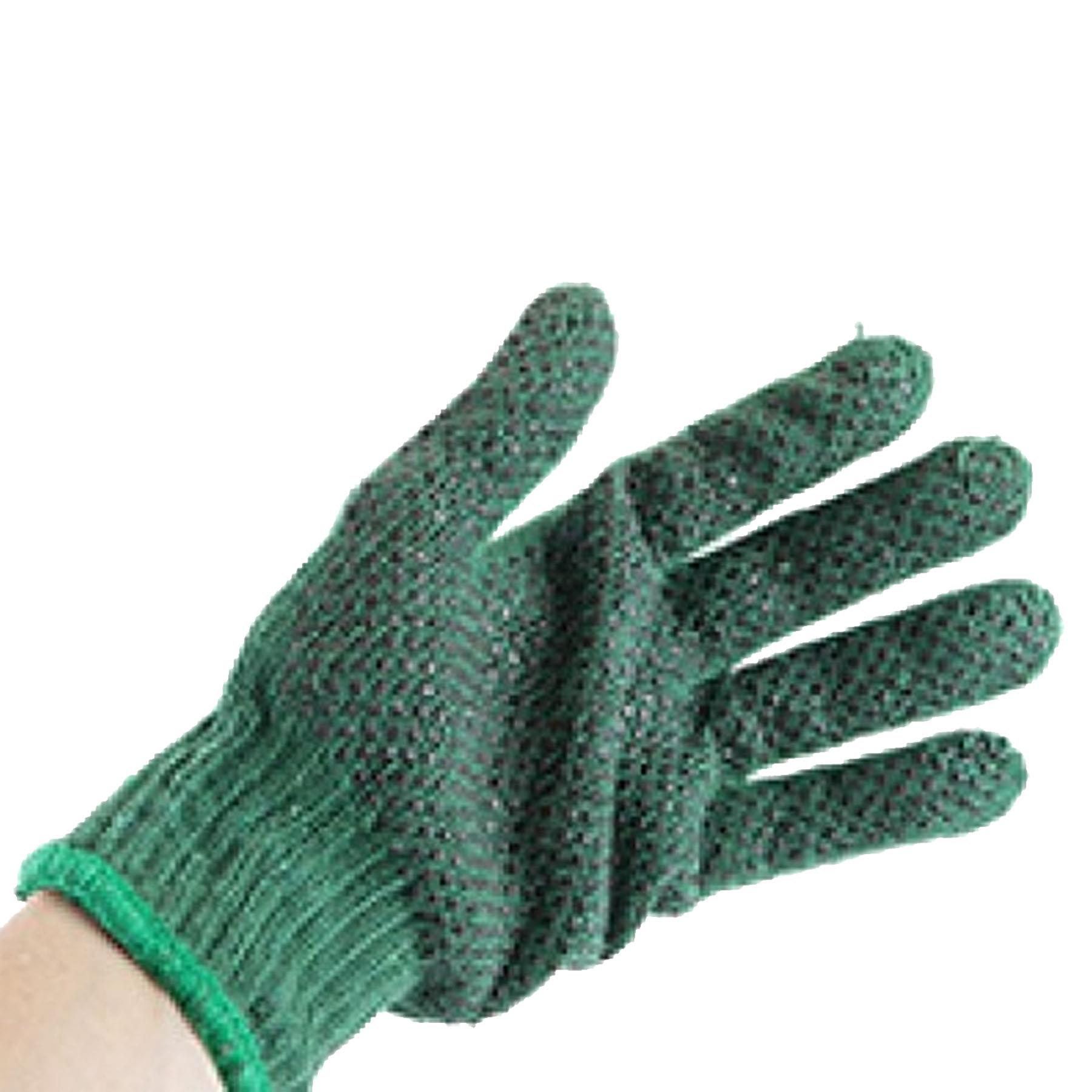 Pack of 2 Garden Gloves with Grip, Super Comfort Stretch - Green