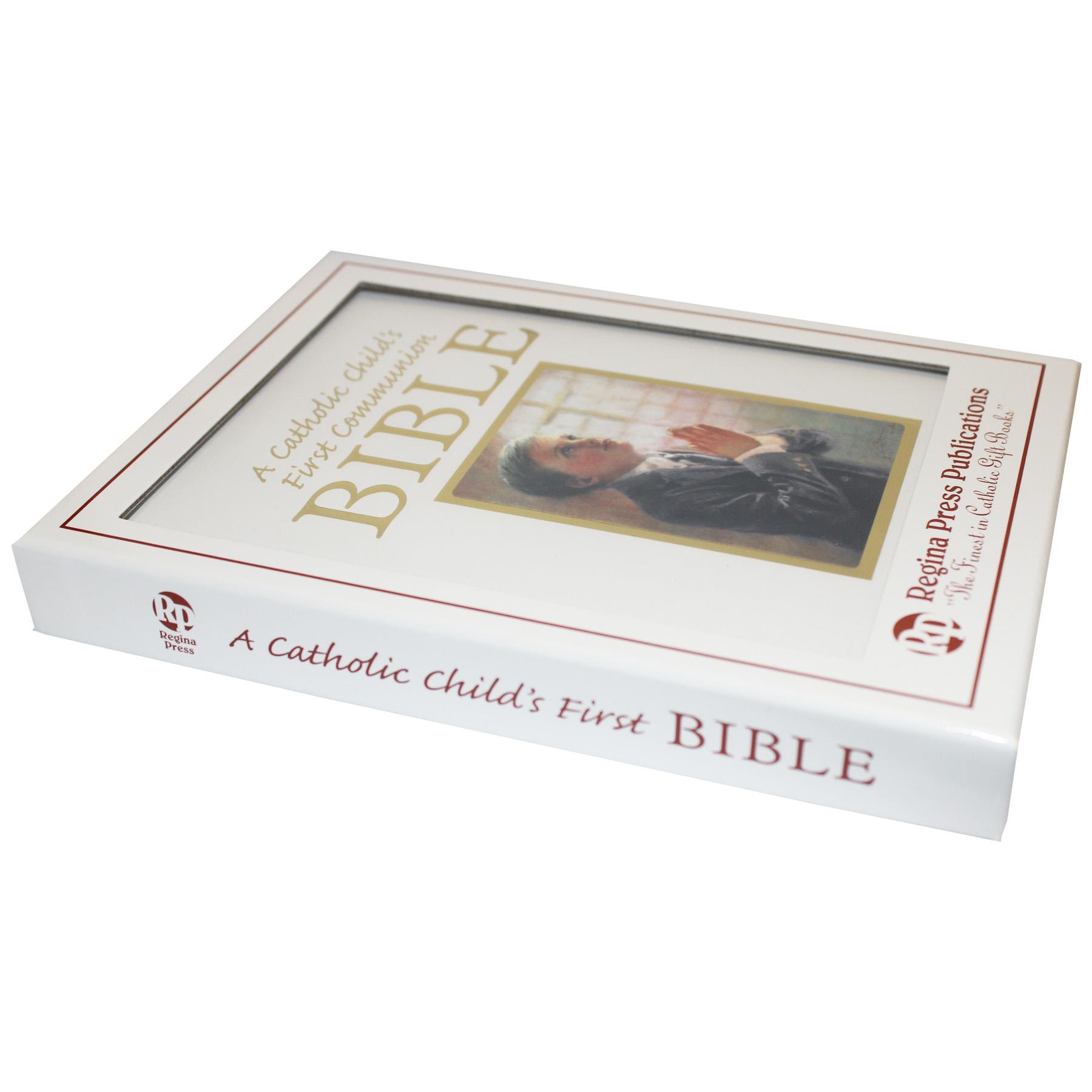 Catholic Child's First Communion Bible Boy Gift Boxed Book