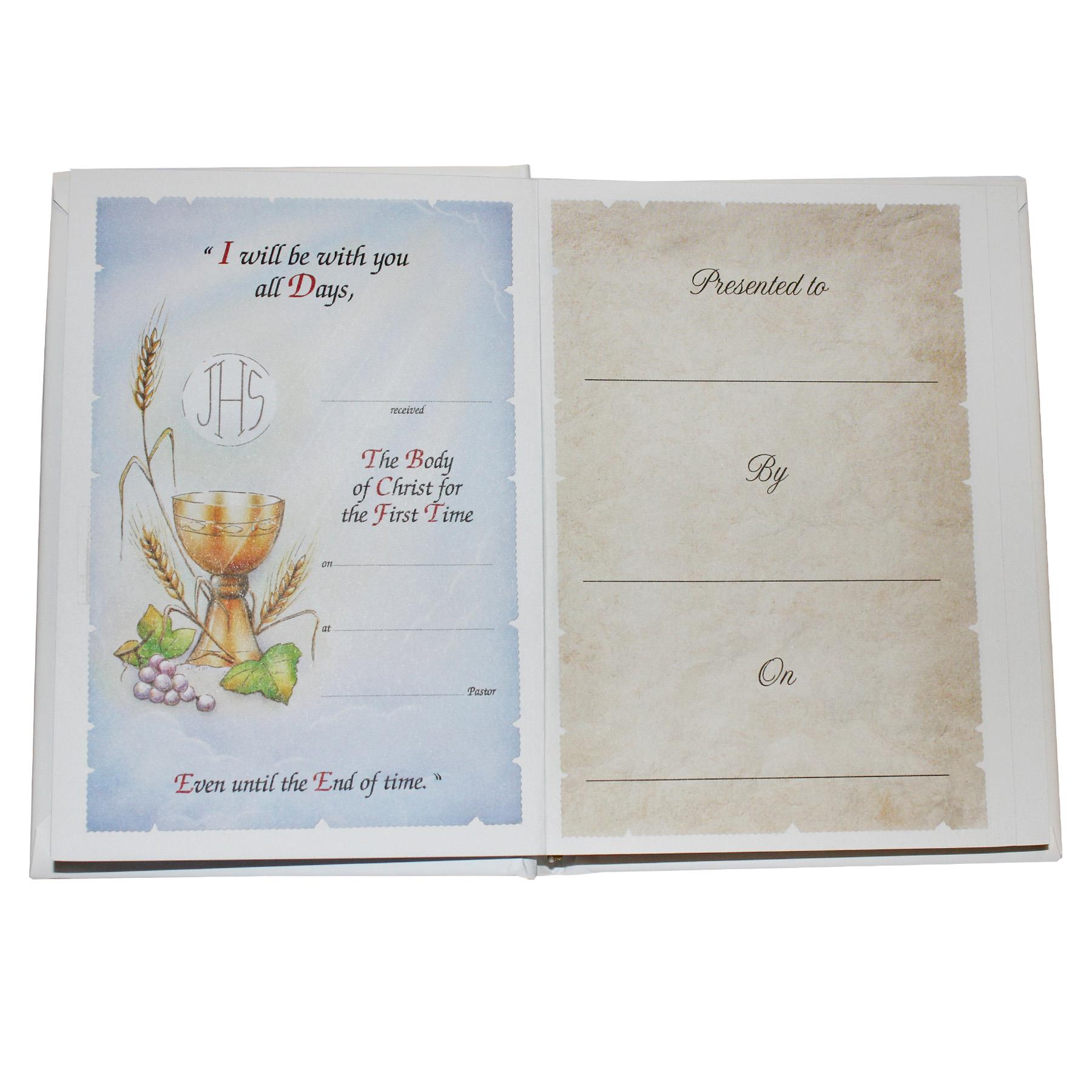 Catholic Child's First Communion Bible Girl Gift Boxed Book