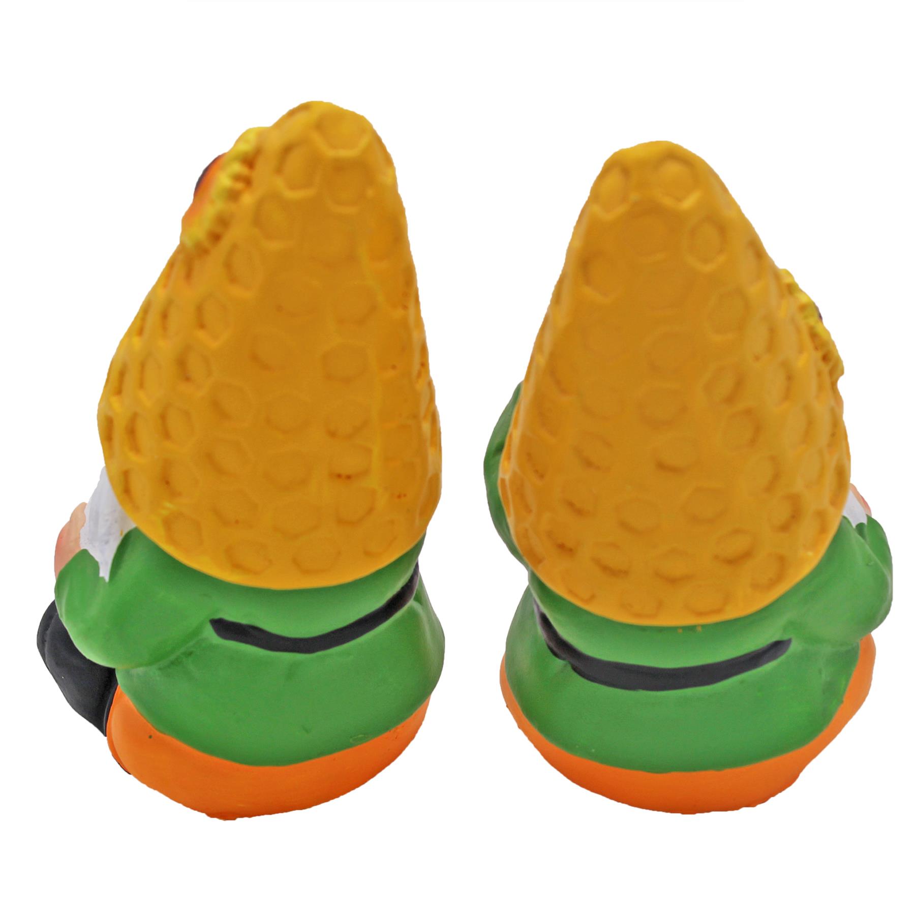 image463574490.jpg Garden Gonks Set of Two 15cm Ornaments with Beehive Hats