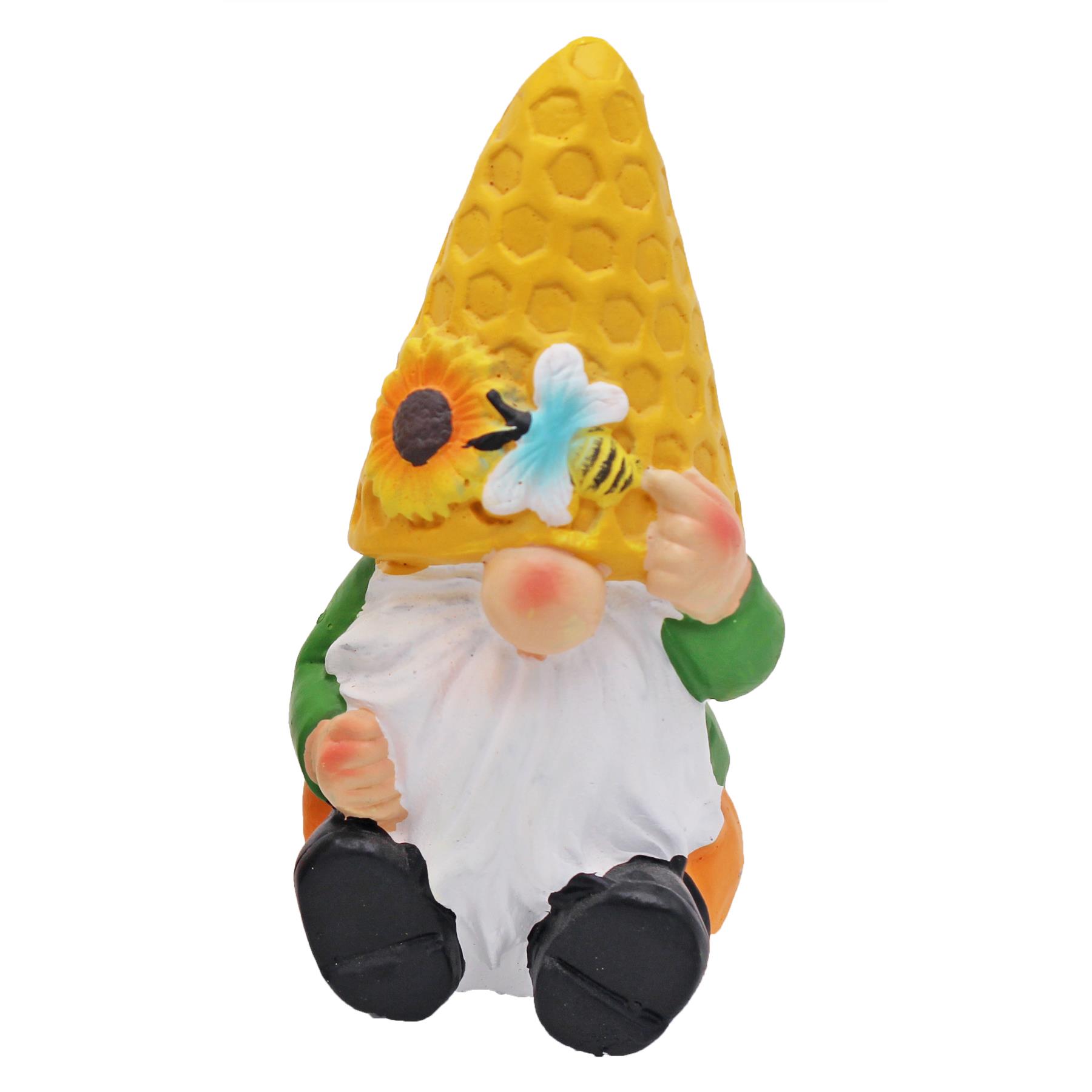 image463574494.jpg Garden Gonks Set of Two 15cm Ornaments with Beehive Hats