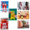 Christmas Cards with Envelopes 6 Pack Fun Naughty Elf Designs