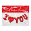 image483134139.jpg Valentines Balloon Banner Decoration Red Foil I Love You