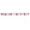 Happy Valentines Day Banner 1.8M Pink Decoration
