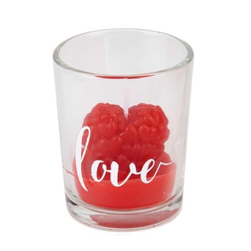 image483996296.jpg Scented Candle Heart Shape In Glass Jar Ideal for Valentines Day