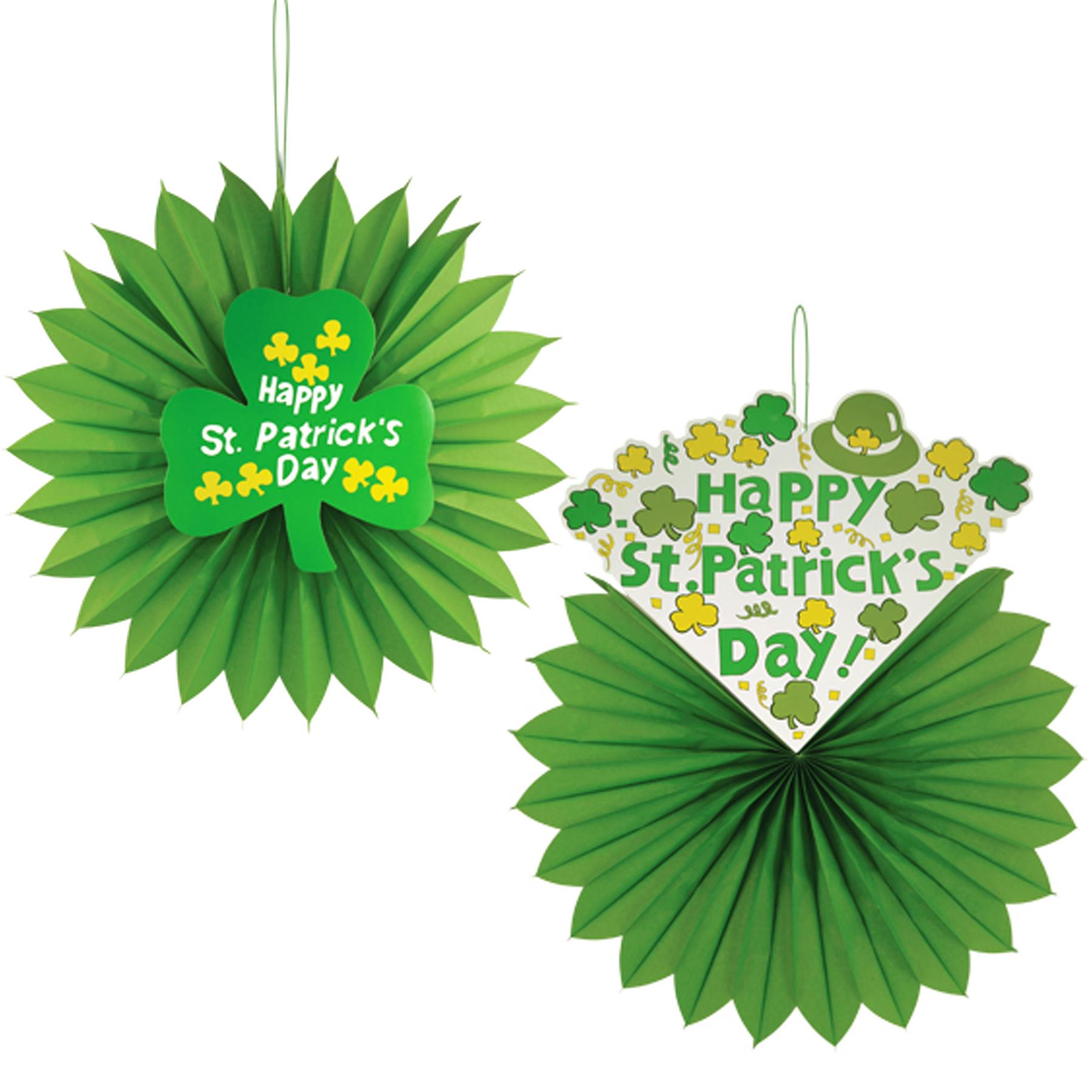 St Patricks Day 3D Hanging Decoration 2 Pack - Happy St Patricks Day