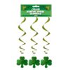 image382675150.jpg St Patrick's Day Hanging Spiral Shamrock 3 Piece Decorations
