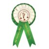St Patricks Day Rosette Badge Green and White Novelty Dress Up