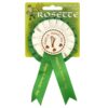 St Patricks Day Rosette Badge Green and White Novelty Dress Up