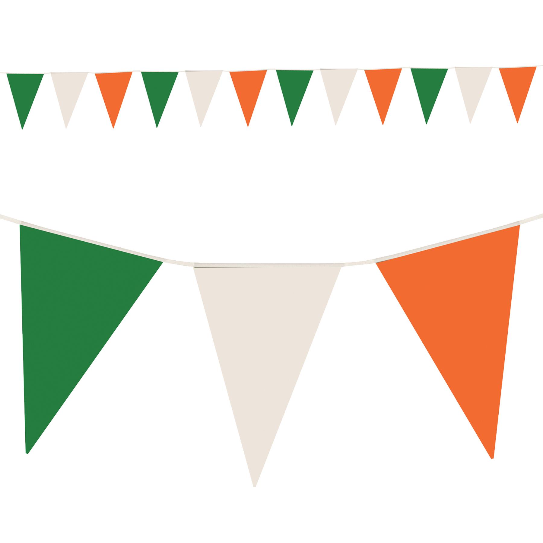 St Patricks Day Pennant Bunting 7 Metre Irish Banner Decoration