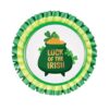 St Patricks Day Rosette Badge "Luck of the Irish" Green / White Novelty Dress Up