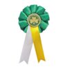 St Patricks Day Rosette Badge with Yellow /White Ribbons Party Dress Up Accessories