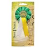 St Patricks Day Rosette Badge with Yellow /White Ribbons Party Dress Up Accessories