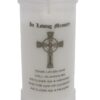 Pillar Candle In Holder In Loving Memory Close as a Memory