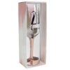 Luxe Birthday Champagne Flute with Rose Gold Stem by Hotchpotch - 21st