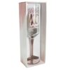 Luxe Birthday Champagne Flute with Rose Gold Stem by Hotchpotch - 40th