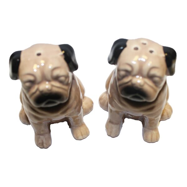 Pug Cruet Salt and Pepper Shakers Novelty Tableware Set