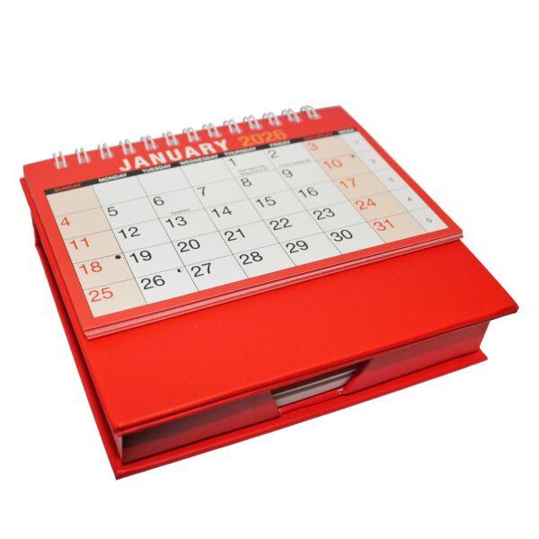 2026 Month to View Desktop Calendar and Memo Pad