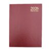 2026 A5 Diary Hardback Week to View 3183 - Red