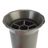 Black Graveside Memorial Flower Spiked Vase with Wavy Edge - Special Mum