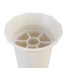 White Graveside Memorial Flower Spiked Vase with Wavy Edge - Special Mum