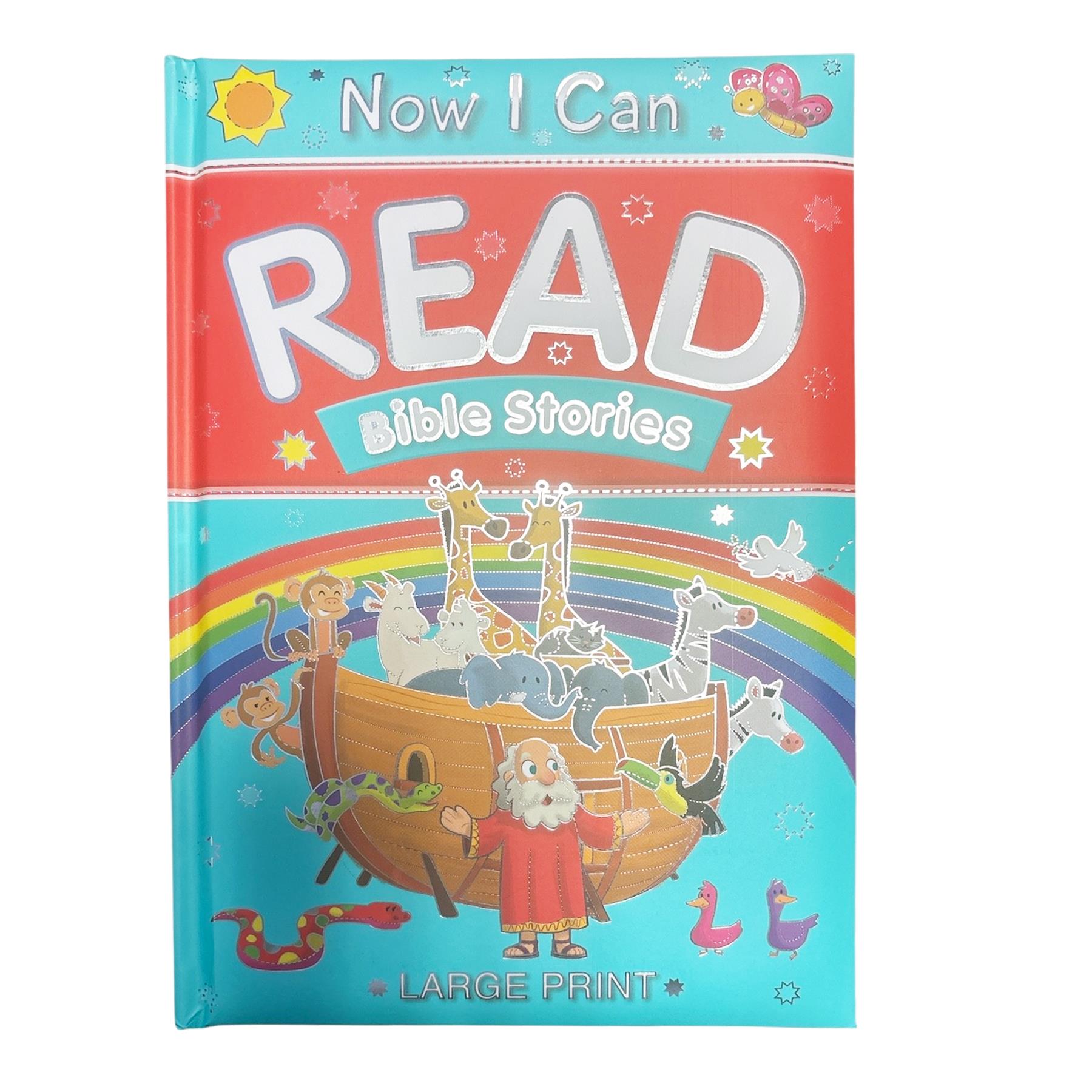 Children's Book 'Now I Can Read Bible Stories' Large Print Padded Hardback