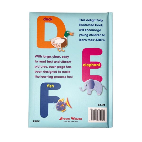 My First ABC for Learning Letters Padded Hardback Book Baby Toddler