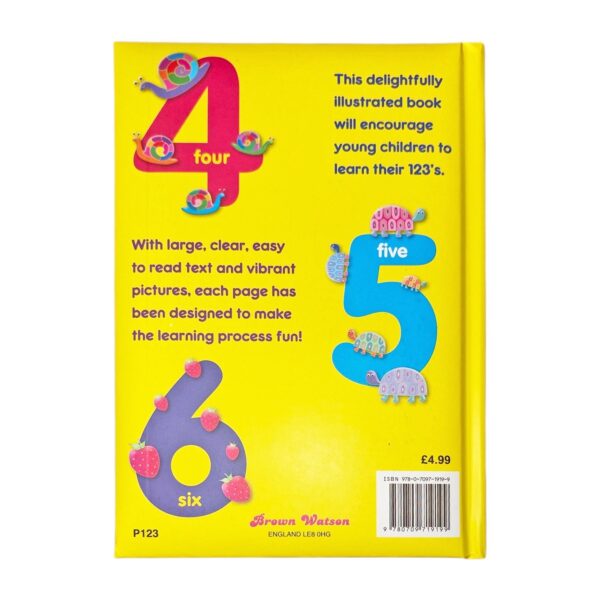 My First 123 for Learning Numbers Padded Hardback Book Baby Toddler