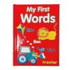 My First Words Vocabulary & Pictures Padded Hardback Book Baby Toddler