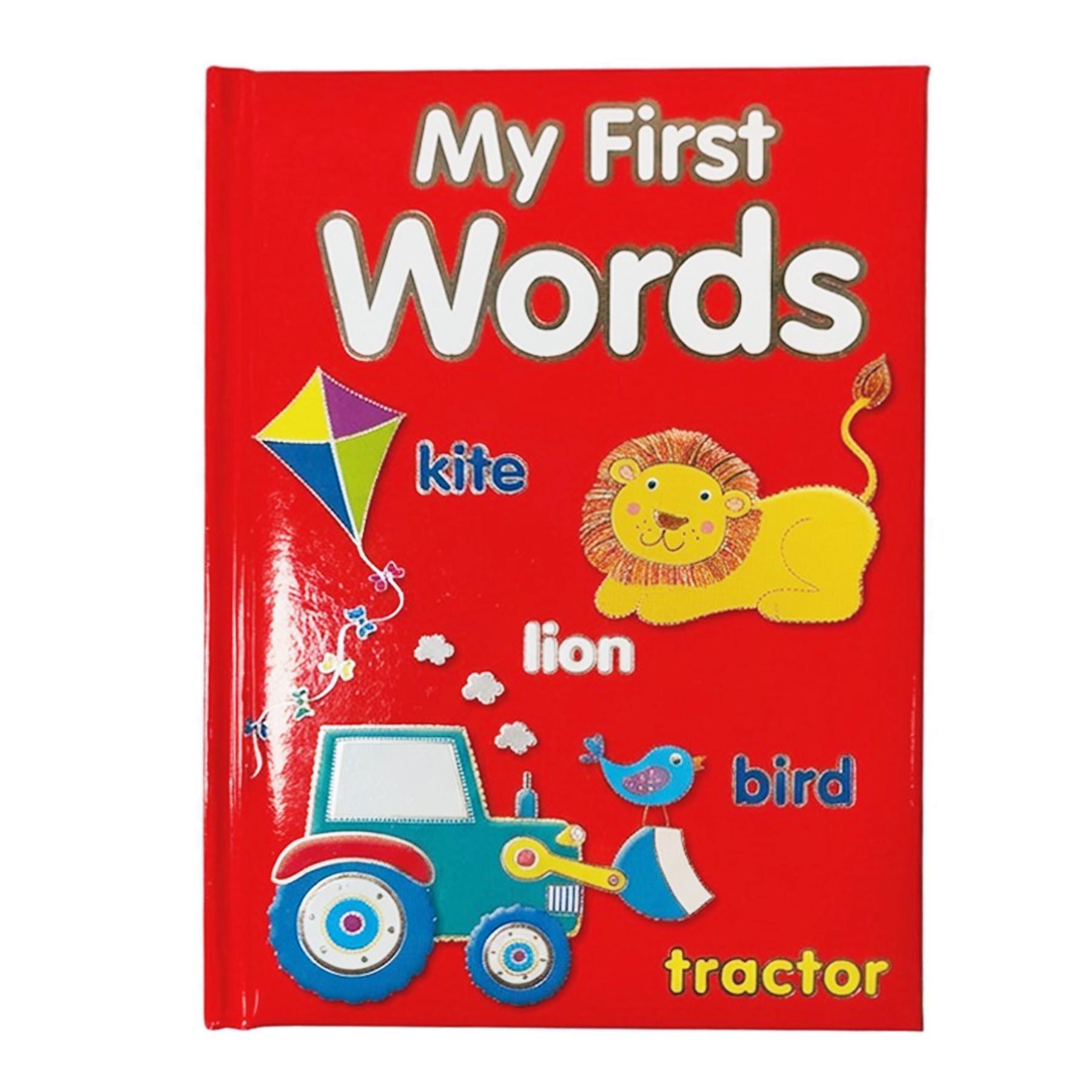 My First Words Vocabulary & Pictures Padded Hardback Book Baby Toddler
