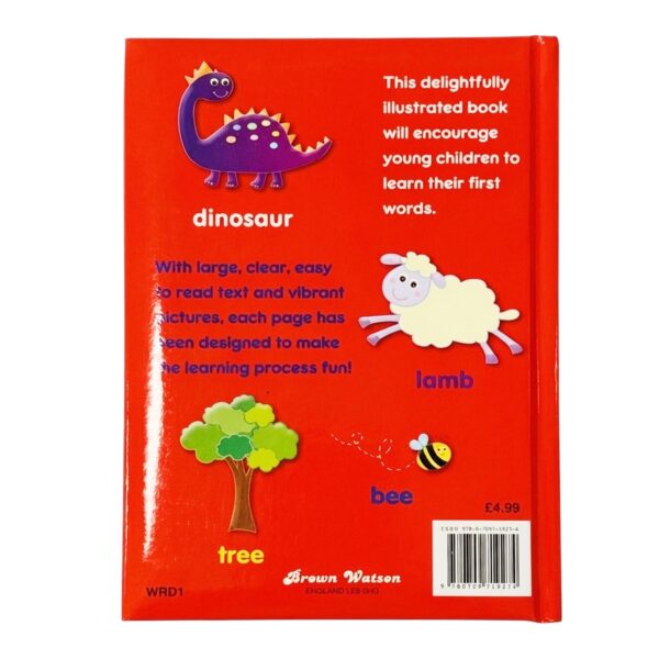 My First Words Vocabulary & Pictures Padded Hardback Book Baby Toddler