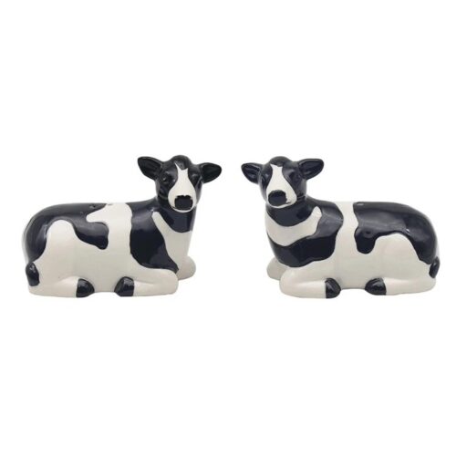 Cows Cruet Salt and Pepper Shakers Novelty Tableware Set
