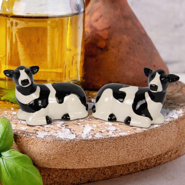Cows Cruet Salt and Pepper Shakers Novelty Tableware Set