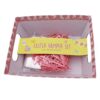 Easter Hamper Basket Kit Gift Box Filling Cellophane Ribbon - Pink with Bunnies