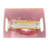 Easter Hamper Basket Kit Gift Box Filling Cellophane Ribbon - Pink with Bunnies